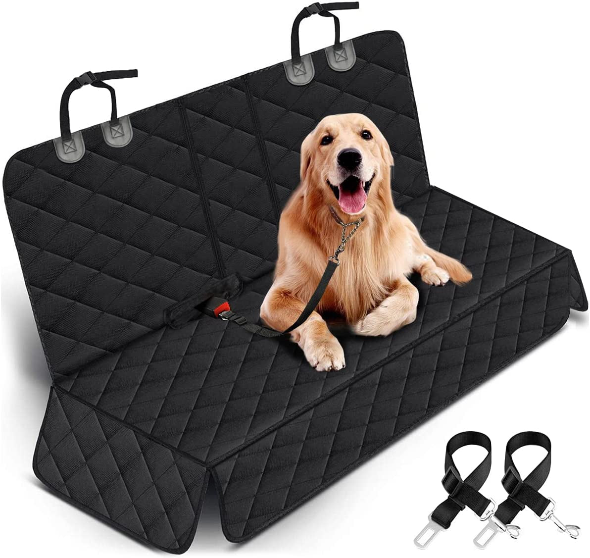 Dog Car Seat Cover, Back Seat Cover for Dogs Pet Car Seat Black